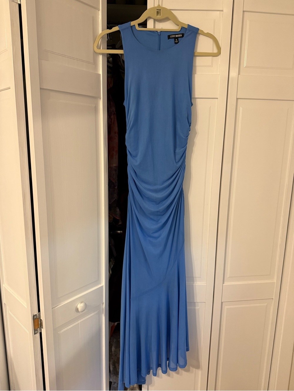 Steve Madden Bright Blue Sleeveless Maxi Dress - Picture 2 of 4